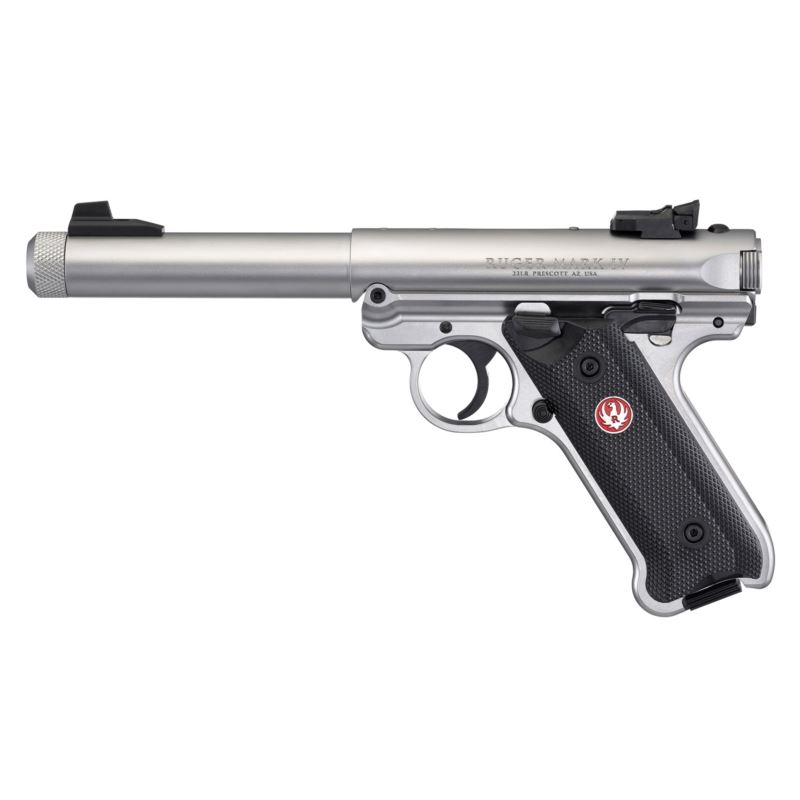 Pistolet Ruger MK IV 40126 Target Stainless .22l.r