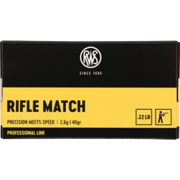 AMUNICJA RWS .22l.r. Rifle Match - 50 SZTUK